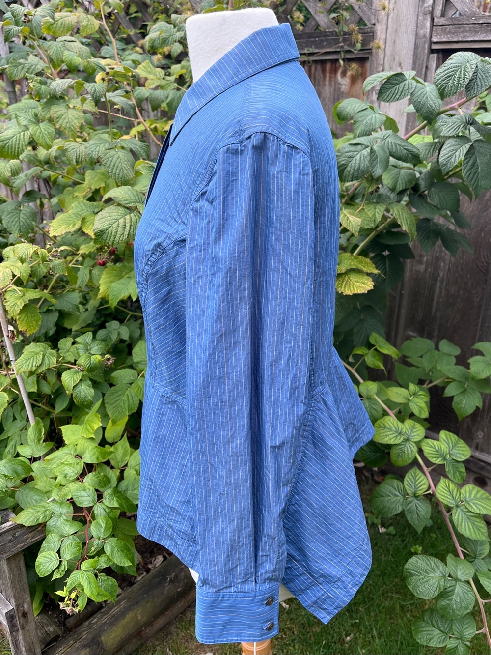 Tory Burch Leisure Blouse-Removeable Collar - Picture 3 of 11